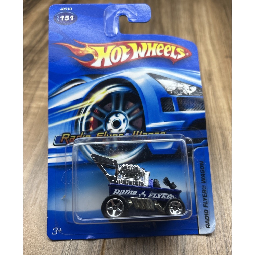 HOT WHEELS 2006 Radio‎ Flyer Wagon Blue Main Line #151